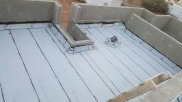 איטום גג מבנה באמצעות יריעות ביטומניות - ביצוע של חברת "א. גואטה איטום ובידוד"